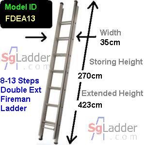 Aluminum Fireman Ladder Singapore